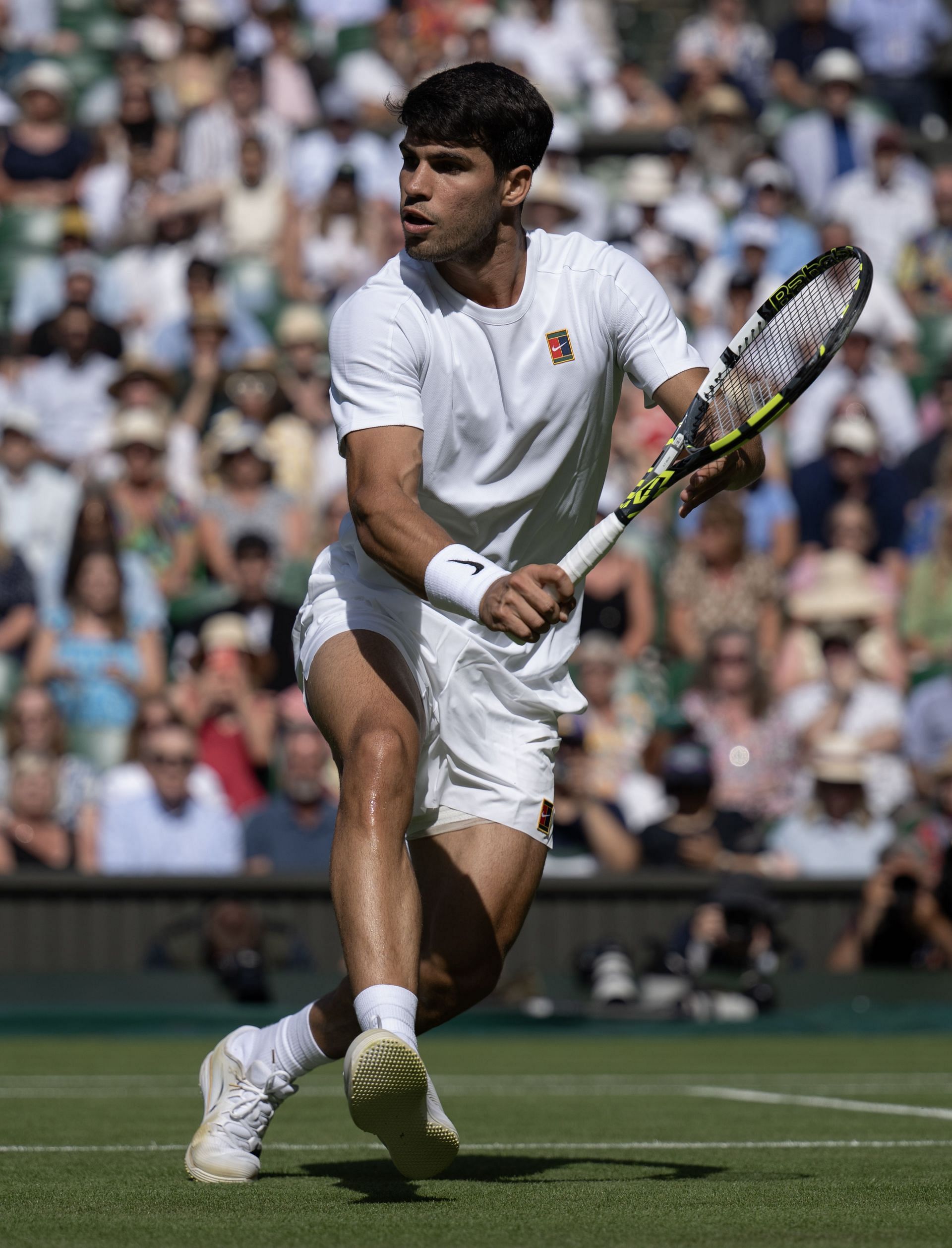 Carlos Alcaraz at the Wimbledon Championships 2025 | Getty Images